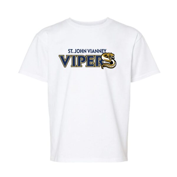 Vipers White T-Shirt Varsity Design