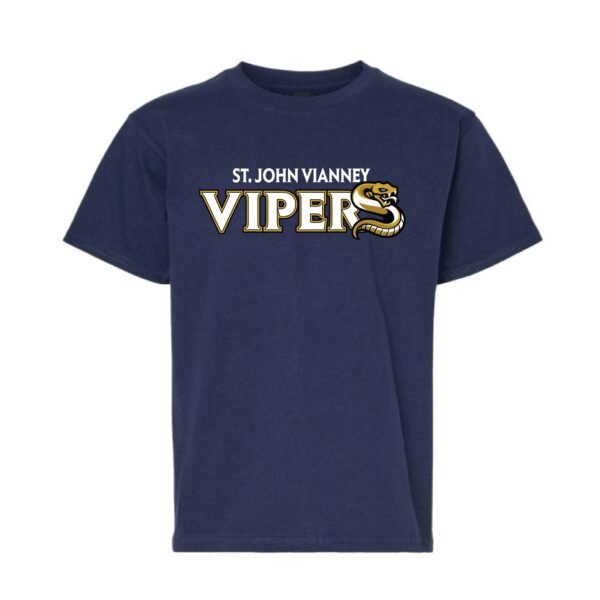 Vipers Navy T-Shirt Varisty Design