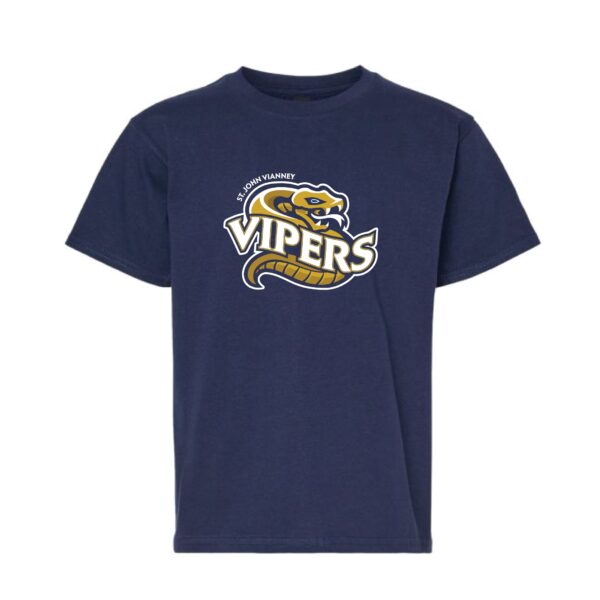 Vipers Navy T-Shirt Logo Design