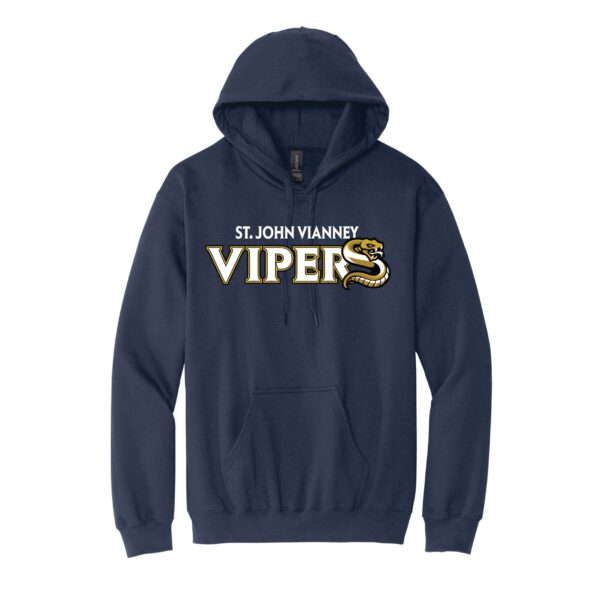 Vipers Navy Hoodie Varsity Design