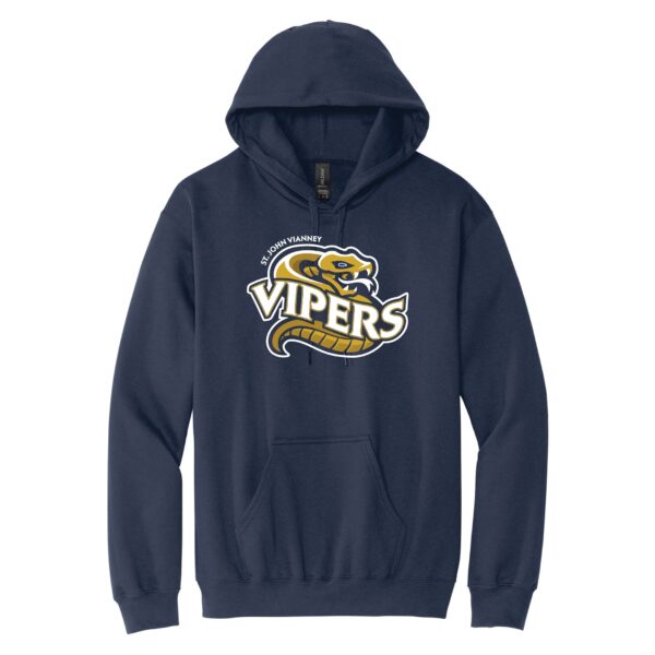 Vipers Navy Hoodie Logo Design