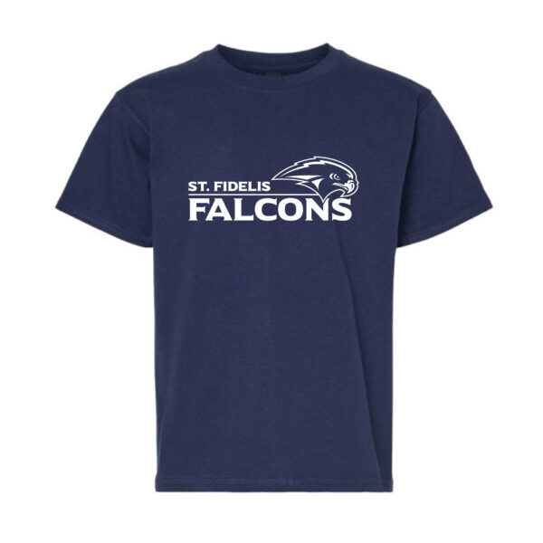 Falcons Navy Solid Design T shirt