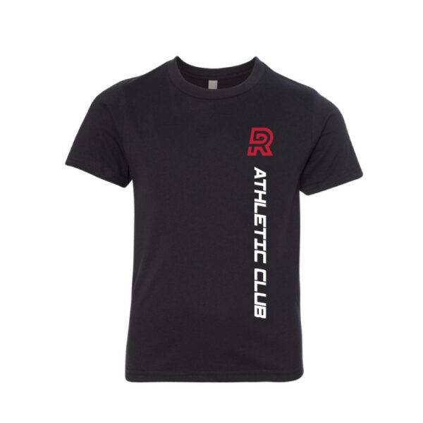 Rustic Vertical Athletic club  T-shirt Black