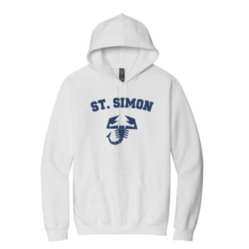 St Simon White Hoodie