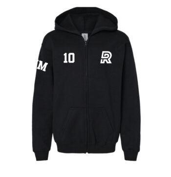 Rustic AC Black Zip UP Hoodie