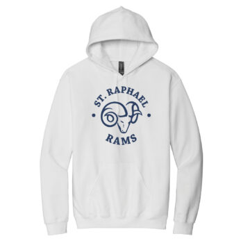 St. Raphael White Hoodie